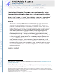 Cover page: Physical and chemical template-blocking strategies in the exponential amplification reaction of circulating microRNAs