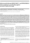 Cover page: Spliceosomal helicases DDX41/SACY-1 and PRP22/MOG-5 both contribute to proofreading against proximal 3 splice site usage.