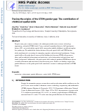 Cover page: Tracing the origins of the STEM gender gap: The contribution of childhood spatial skills.