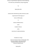 Cover page: Essays on Capital Market Implication of Stock Indexing: Price Discovery and Mandatory Reporting Quality