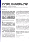 Cover page: Super-resolution fluorescence imaging of organelles in live cells with photoswitchable membrane probes