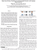 Cover page: Improving Ontology Translation from Disentangled Semantic and Language Representations