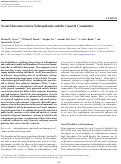 Cover page: Social Disconnection in Schizophrenia and the General Community.