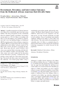 Cover page: Recruitment, Retention, and Intervention Outcomes from the Dedicated African American Dad (DAAD) Study.