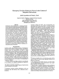 Cover page: Emergency Decision-Making by Nurses in the Context of Telephone Interactions