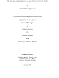 Cover page: The phylogeny, biogeography, and ecology of the moss Syntrichia (Brid.)