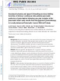 Cover page: Duodenal ischemia and upper GI bleeding are dose-limiting toxicities of 24-h continuous intra-arterial pancreatic perfusion of gemcitabine following vascular isolation of the pancreatic head: early results from the Regional Chemotherapy in Locally Advanced Pancreatic Cancer (RECLAP) study