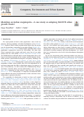 Cover page: Modeling an Indian megalopolis– A case study on adapting SLEUTH urban growth model