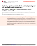 Cover page: Exploring apolipoprotein C-III: pathophysiological and pharmacological relevance.