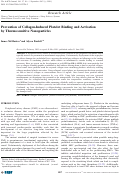 Cover page: Prevention of Collagen-Induced Platelet Binding and Activation by Thermosensitive Nanoparticles