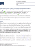 Cover page: Association between outdoor air pollution and risk of malignant and benign brain tumors: The Multiethnic Cohort Study