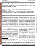 Cover page: Phosphate binder, ferric citrate, attenuates anemia, renal dysfunction, oxidative stress, inflammation and fibrosis in 5/6 nephrectomized CKD rats