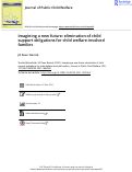 Cover page: Imagining a new future: elimination of child support obligations for child welfare-involved families