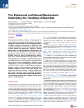 Cover page: The Behavioral and Neural Mechanisms Underlying the Tracking of Expertise