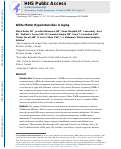 Cover page: Performance comparison of 10 different classification techniques in segmenting white matter hyperintensities in aging