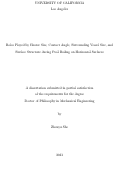 Cover page: Roles Played by Heater Size, Contact Angle, Surrounding Vessel Size, and Surface Structure during Pool Boiling on Horizontal Surfaces