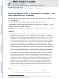 Cover page: Estimating magnetic fields of homes near transmission lines in the California Power Line Study