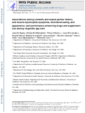 Cover page: Associations among romantic and sexual partner history and muscle dysmorphia symptoms, disordered eating, and appearance- and performance-enhancing drugs and supplement use among cisgender gay men