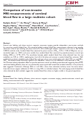 Cover page: Comparison of non-invasive MRI measurements of cerebral blood flow in a large multisite cohort