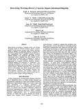 Cover page: Restricting Working-Memory Capacity Impairs Relational Mapping