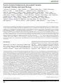 Cover page: Exome-Derived Adiponectin-Associated Variants Implicate Obesity and Lipid Biology