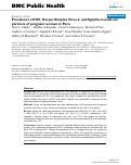 Cover page: Prevalence of HIV, Herpes Simplex Virus-2, and Syphilis in male sex partners of pregnant women in Peru