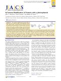 Cover page: N‑Terminal Modification of Proteins with o‑Aminophenols