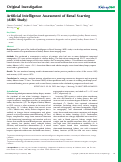 Cover page: Artificial Intelligence Assessment of Renal Scarring (AIRS Study)