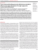 Cover page: Time-restricted feeding prevents deleterious metabolic effects of circadian disruption through epigenetic control of β cell function