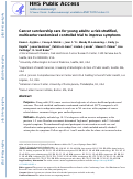 Cover page: Cancer survivorship care for young adults: a risk-stratified, multicenter randomized controlled trial to improve symptoms