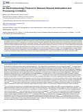 Cover page: An Electrophysiology Protocol to Measure Reward Anticipation and Processing in Children.
