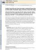 Cover page: Soluble Tumor Necrosis Factor Receptors and Heart Failure Risk in Older Adults