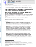 Cover page: Alcohol consumption and subclinical atherosclerosis among South Asians: Findings from the Mediators of Atherosclerosis in South Asians Living in America (MASALA) study