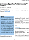 Cover page: A diagnostic challenge: inflamed and pigmented seborrheic keratosis. Clinical, dermoscopic, and histopathological correlation