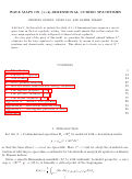 Cover page: Wave maps on (1+2)-dimensional curved spacetimes