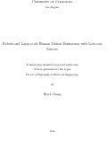 Cover page: Robust and Large-scale Human Motion Estimation with Low-cost Sensors