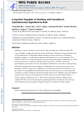 Cover page: Long-Term Sequelae of Smoking and Cessation in Spontaneously Hypertensive Rats