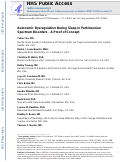 Cover page: Autonomic dysregulation during sleep in Parkinsonian spectrum disorders - A proof of concept.