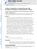 Cover page: Incidence of Autoimmune and Related Disorders After Resolution of Endogenous Cushing Syndrome in Children