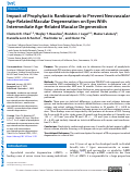 Cover page: Impact of Prophylactic Ranibizumab to Prevent&nbsp;Neovascular Age-Related Macular Degeneration on&nbsp;Eyes With Intermediate Age-Related Macular&nbsp;Degeneration.