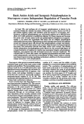Cover page: Basic amino acids and inorganic polyphosphates in Neurospora crassa: independent regulation of vacuolar pools.