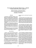 Cover page: Recognizing Handprinted Digit Strings: a Hybrid Connectionist/Procedural Approach