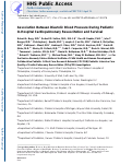 Cover page: Association Between Diastolic Blood Pressure During Pediatric In-Hospital Cardiopulmonary Resuscitation and Survival