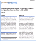 Cover page: Change in Urban Land Use and Associated Attributes in the Upper San Francisco Estuary, 1990-2006