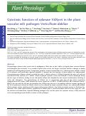 Cover page: Cytotoxic function of xylanase VdXyn4 in the plant vascular wilt pathogen Verticillium dahliae