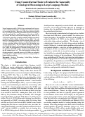 Cover page: Using Counterfactual Tasks to Evaluate the Generality of Analogical Reasoning in Large Language Models