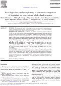 Cover page: Focal high-dose-rate brachytherapy: A dosimetric comparison of hemigland vs. conventional whole-gland treatment