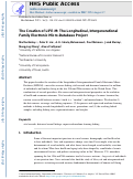 Cover page: The Creation of LIFE-M: The Longitudinal, Intergenerational Family Electronic Micro-Database Project.