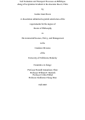 Cover page: Soil Formation and Transport Processes on Hillslopes along a Precipitation Gradient in the Atacama Desert, Chile