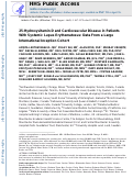 Cover page: 25‐Hydroxyvitamin D and Cardiovascular Disease in Patients With Systemic Lupus Erythematosus: Data From a Large International Inception Cohort